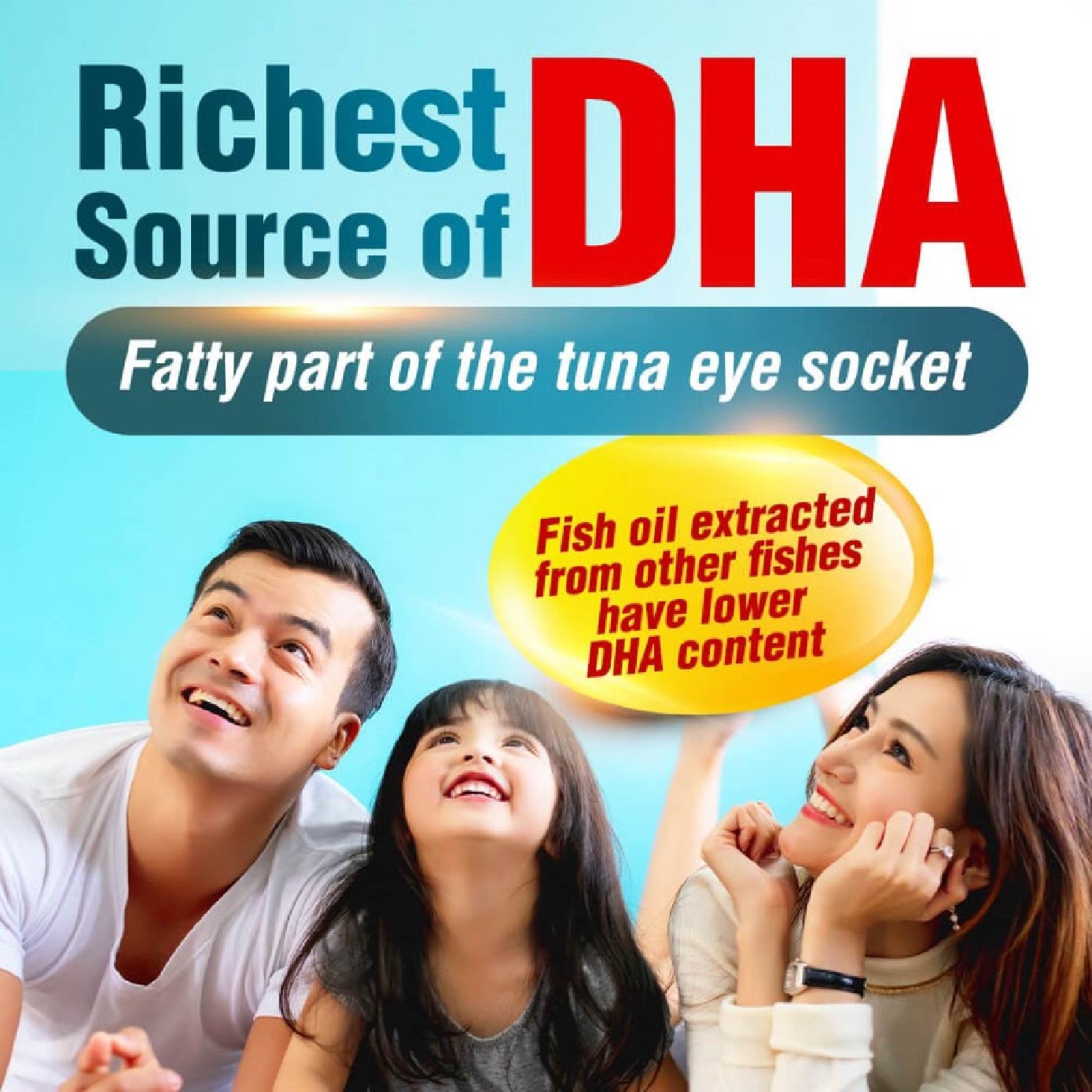 Ultimate DHA70 Omega 3 Fish Oil with DHA EPA (Brain Memory Learning Eye Focus Support) Twin Pack 60s x 2