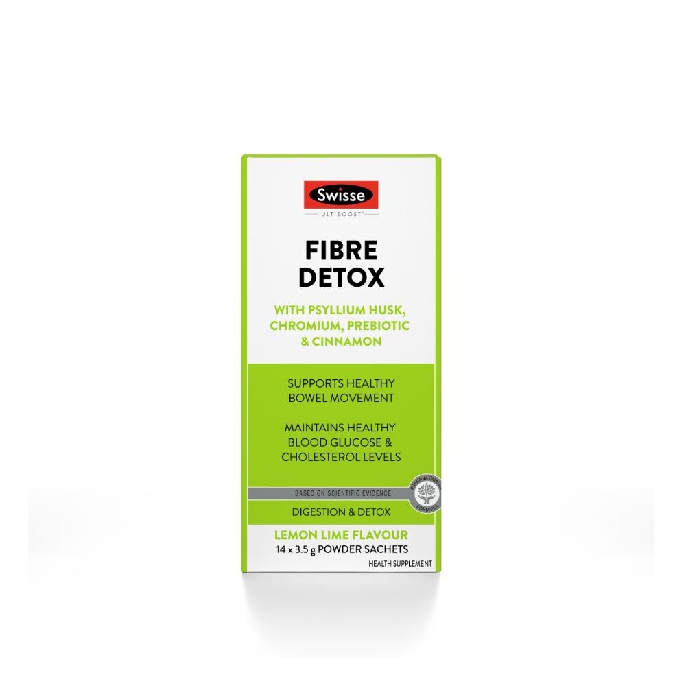 AMS SLIM３boxes detoxDETSsss SWISSE Fibre Detox With Psyllium Husk, Chromium, Prebiotic