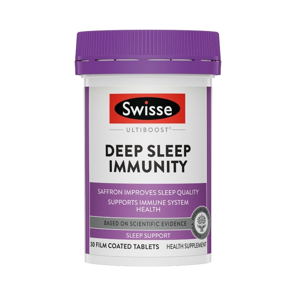 Ultiboost Deep Sleep Immunity Film Coated Tablet (Saffron Improves Sleep Quality & Supports Immune System Health) 30s