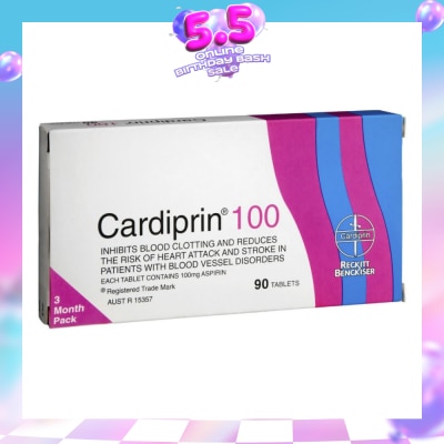 CARDIPRIN - 100mg Tablets 90s (Expiry: Mar`2027)