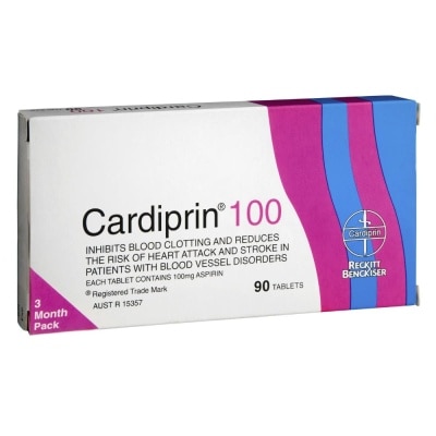 CARDIPRIN 100mg Tablets 90s