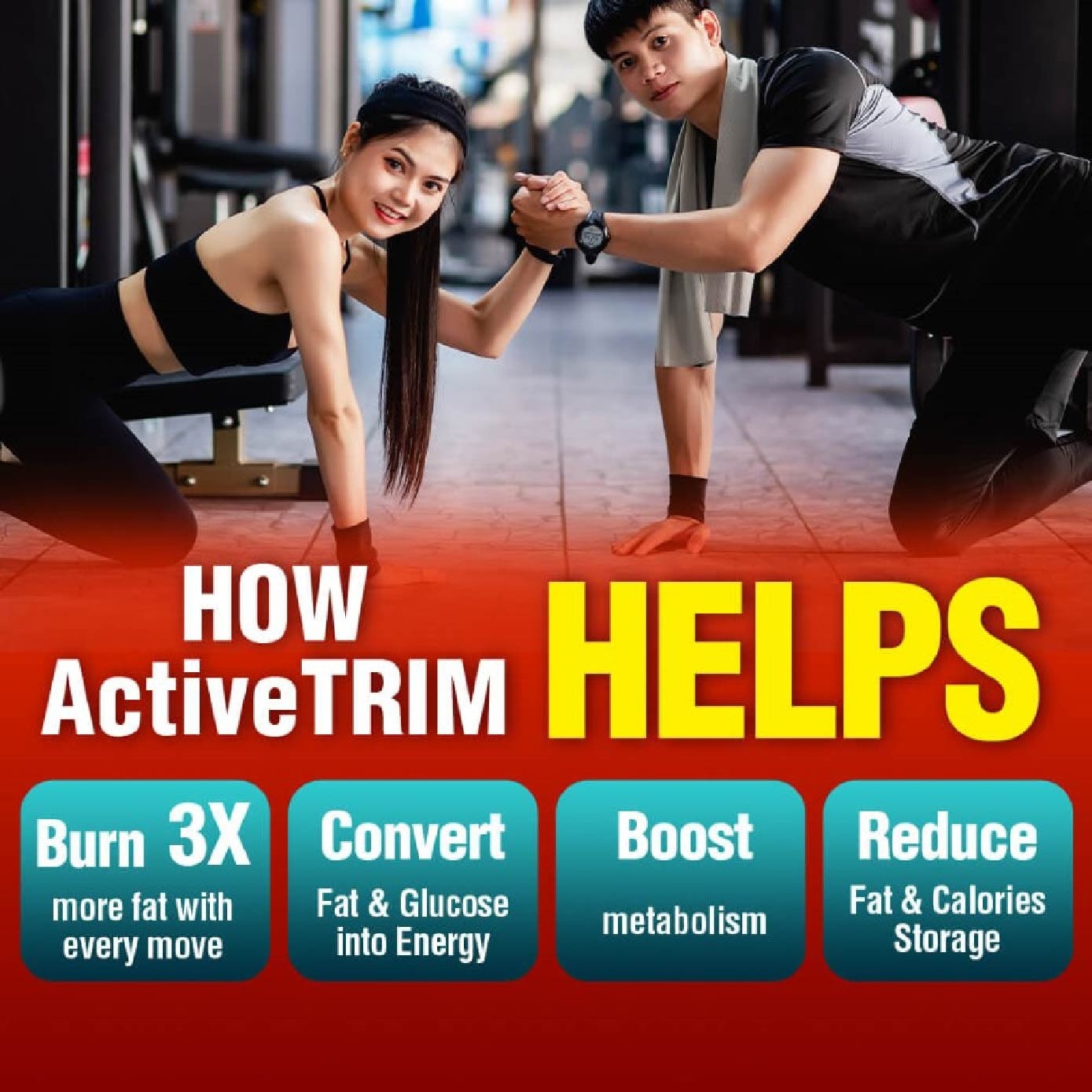 Weight Management Dietary Supplement Packset consists of LipoDOWN2 60s x 2 + ActiveTRIM 120s