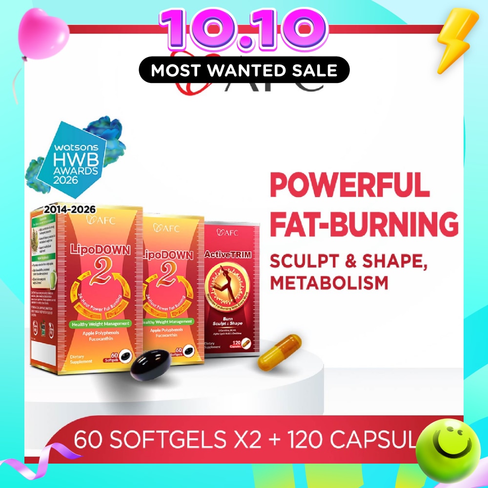 Weight Management Dietary Supplement Packset consists of LipoDOWN2 60s x 2 + ActiveTRIM 120s image