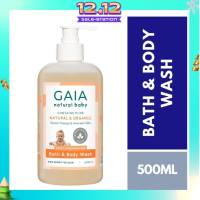 GAIA Naturally Scented pH Balanced Bath & Body Wash 500ml
