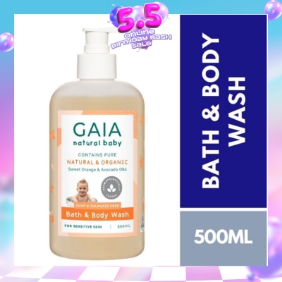 GAIA - Naturally Scented pH Balanced Bath & Body Wash 500ml
