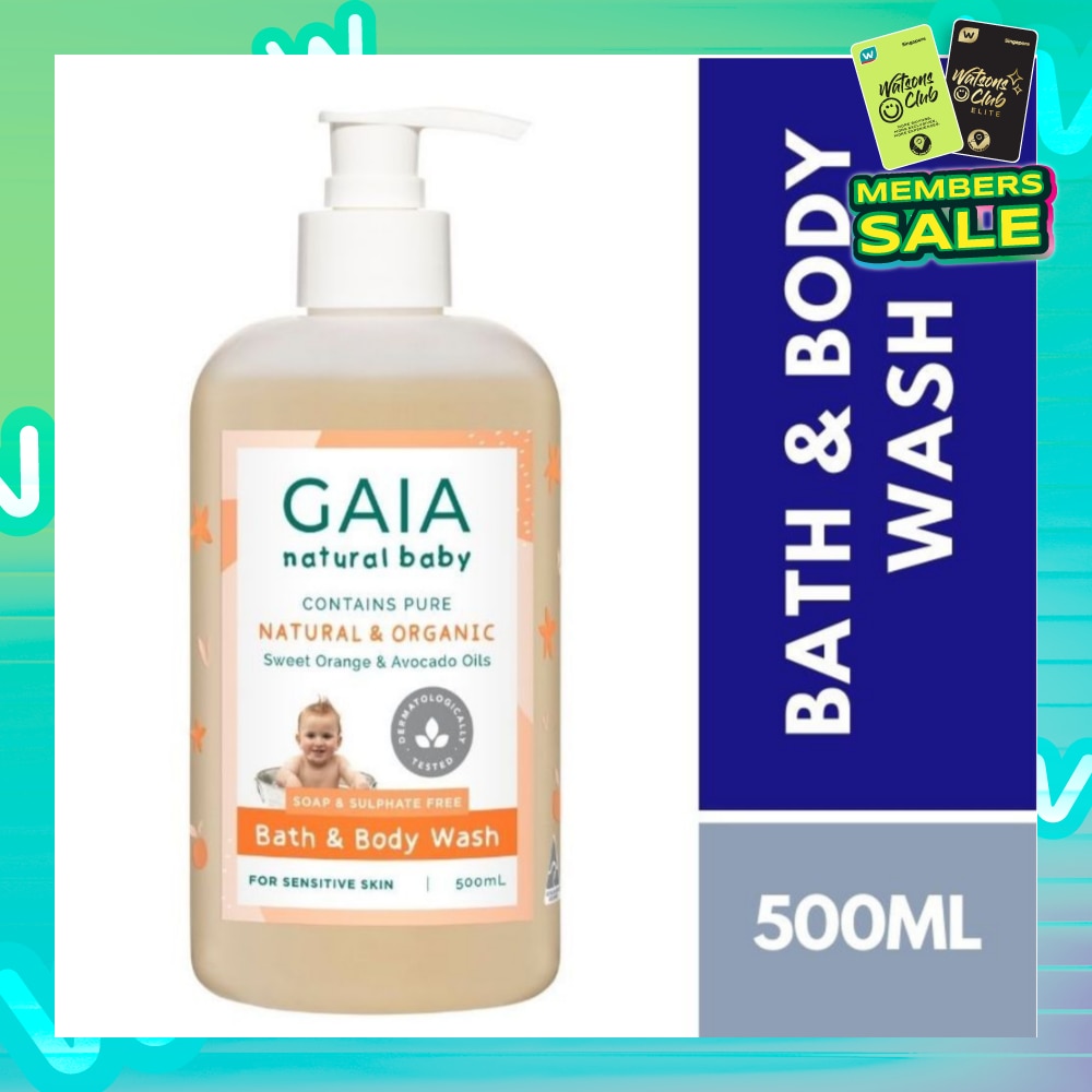 Naturally Scented pH Balanced Bath & Body Wash 500ml
