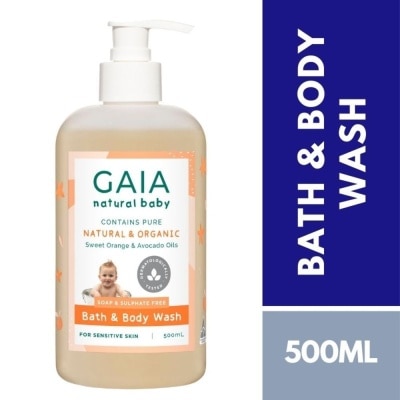 GAIA Naturally Scented pH Balanced Bath & Body Wash 500ml