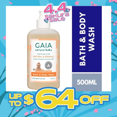 GAIA - Naturally Scented pH Balanced Bath & Body Wash 500ml