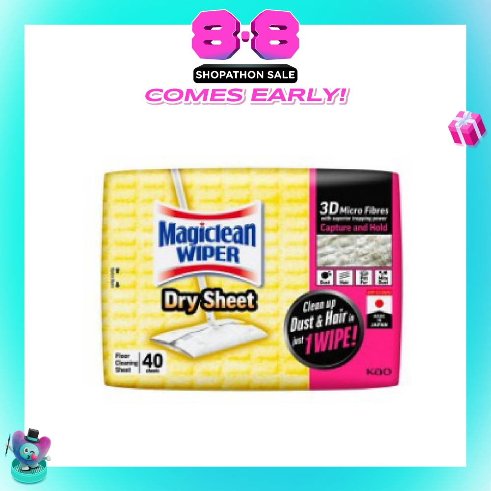 Wiper Dry Sheet 40 Wipes
