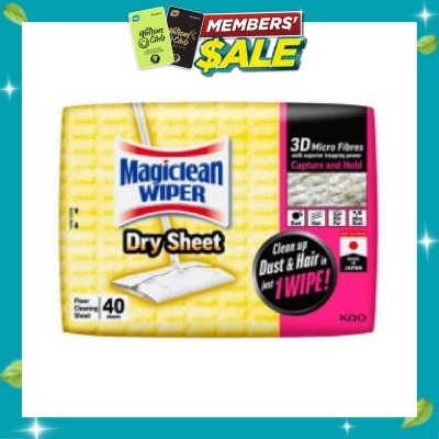 MAGICLEAN Wiper Dry Sheet 40 Wipes image