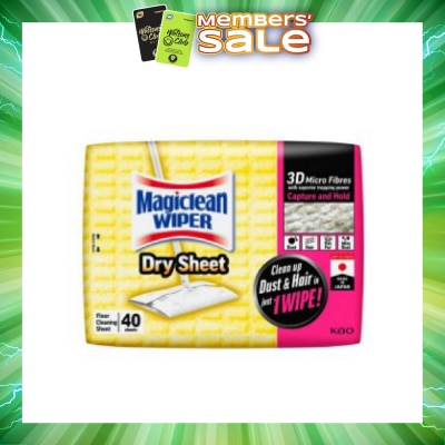 MAGICLEAN - Wiper Dry Sheet 40 Wipes