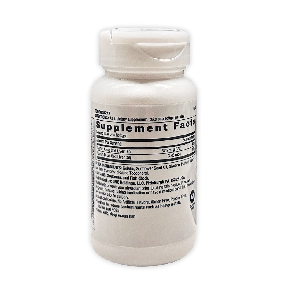 Cod Liver Oil Omega-3 Supplement Softgel 30s