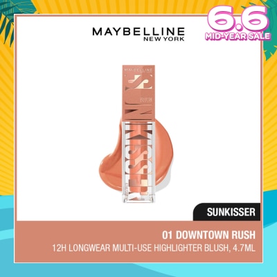 MAYBELLINE Sunkisser Multi-Use Highlighter Blush 01 Downtown Rush 4.7ml
