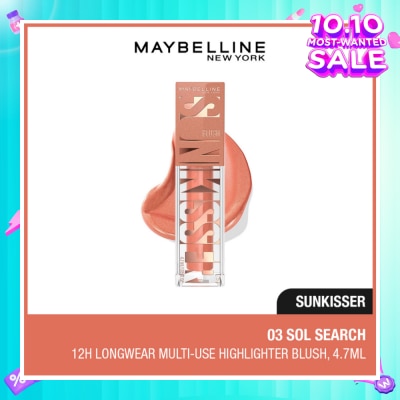 MAYBELLINE Sunkisser Multi-Use Highlighter Blush 03 Sol Search 4.7ml