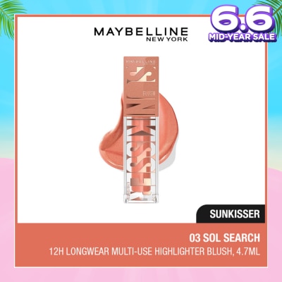 MAYBELLINE Sunkisser Multi-Use Highlighter Blush 03 Sol Search 4.7ml