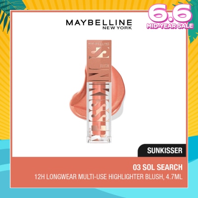 MAYBELLINE Sunkisser Multi-Use Highlighter Blush 03 Sol Search 4.7ml