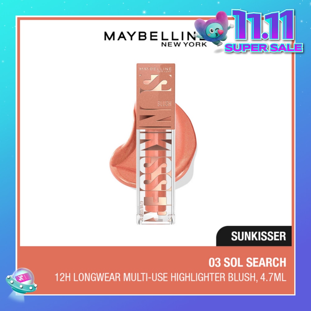 MAYBELLINE Sunkisser Multi-Use Highlighter Blush 03 Sol Search 4.7ml