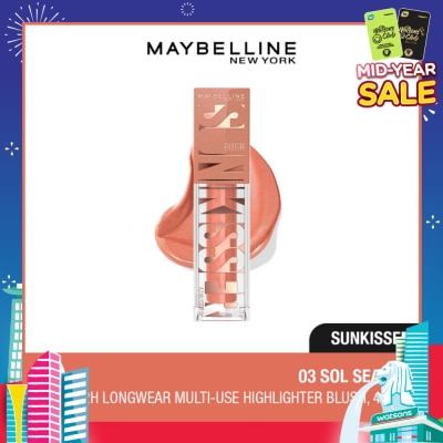 MAYBELLINE Sunkisser Multi-Use Highlighter Blush 03 Sol Search 4.7ml