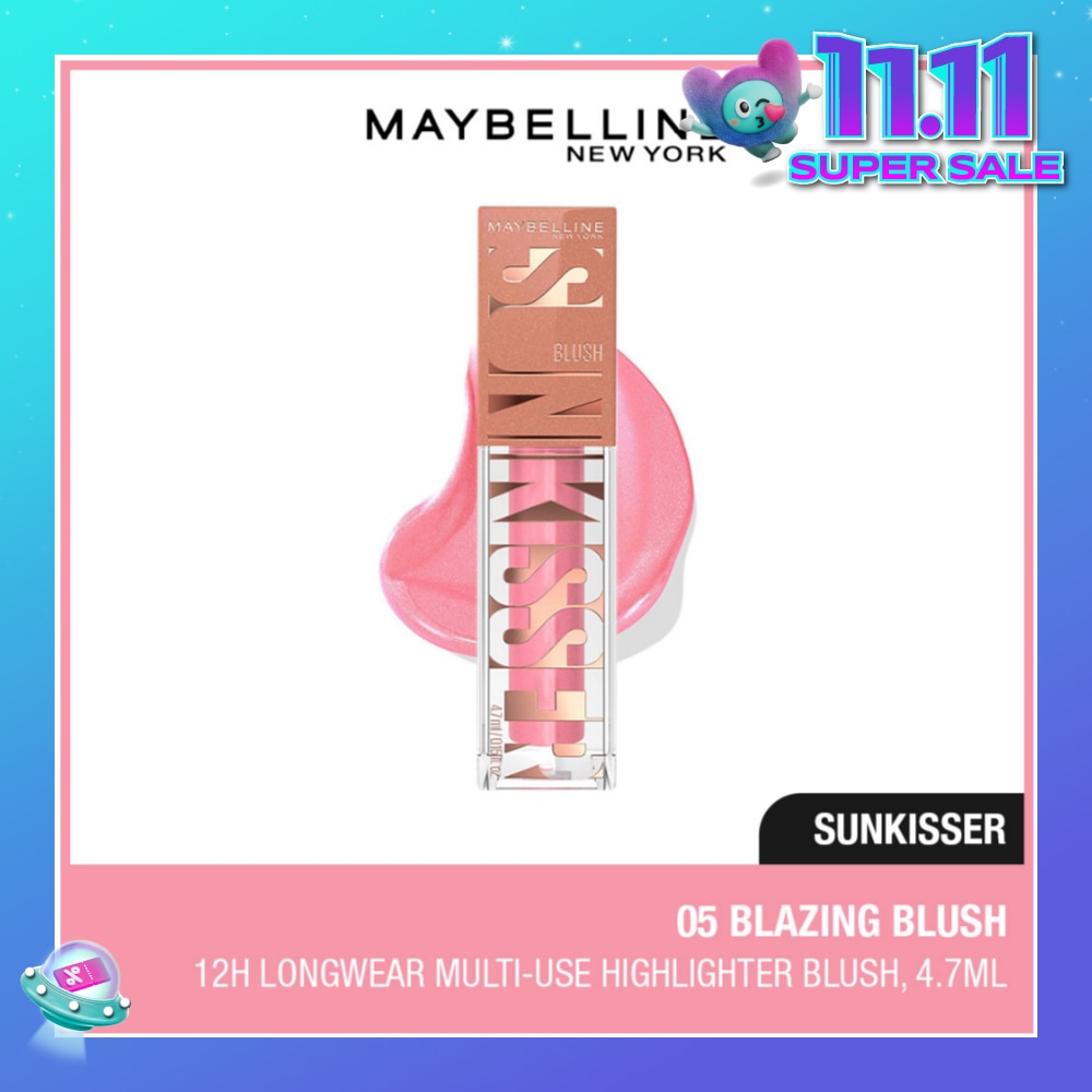 Sunkisser Multi-Use Highlighter Blush 05 Blazing Blush 4.7ml