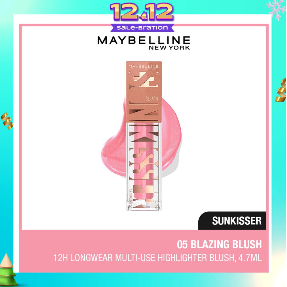 Sunkisser Multi-Use Highlighter Blush 05 Blazing Blush 4.7ml