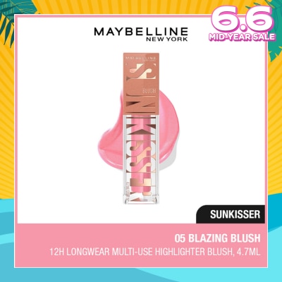 MAYBELLINE Sunkisser Multi-Use Highlighter Blush 05 Blazing Blush 4.7ml