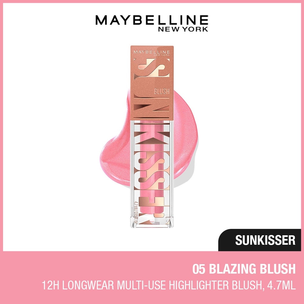 Sunkisser Multi-Use Highlighter Blush 05 Blazing Blush 4.7ml