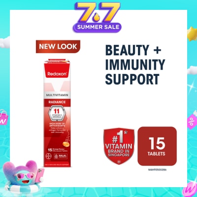 REDOXON - Vita Immune Vitamin C & 10 Minerals Immunity Effervescent Orange 15s