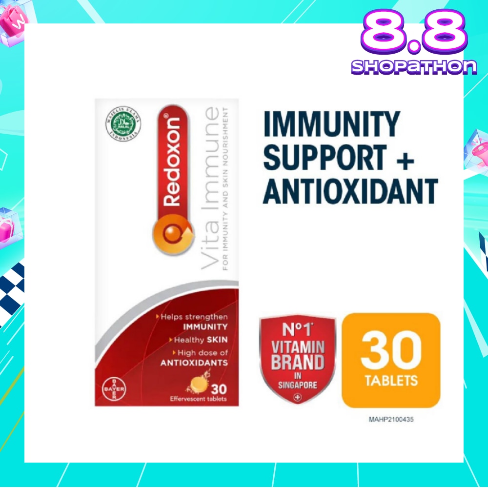 Vita Immune Vitamin C & 10 Minerals Immunity Effervescent Orange 30s