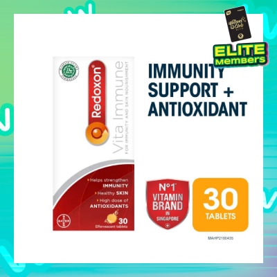 REDOXON Vita Immune Vitamin C & 10 Minerals Immunity Effervescent Orange 30s