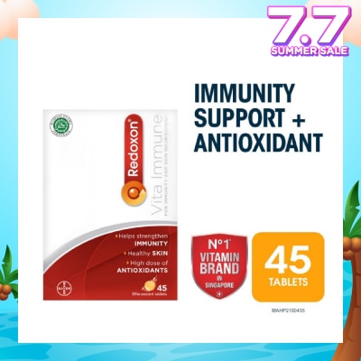 REDOXON Vita Immune Vitamin C & 10 Minerals Immunity Effervescent Orange 45s