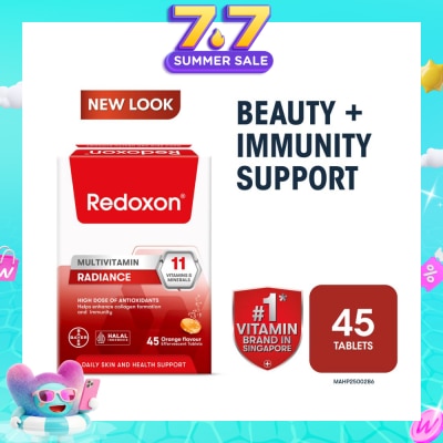 REDOXON - Vita Immune Vitamin C & 10 Minerals Immunity Effervescent Orange 45s