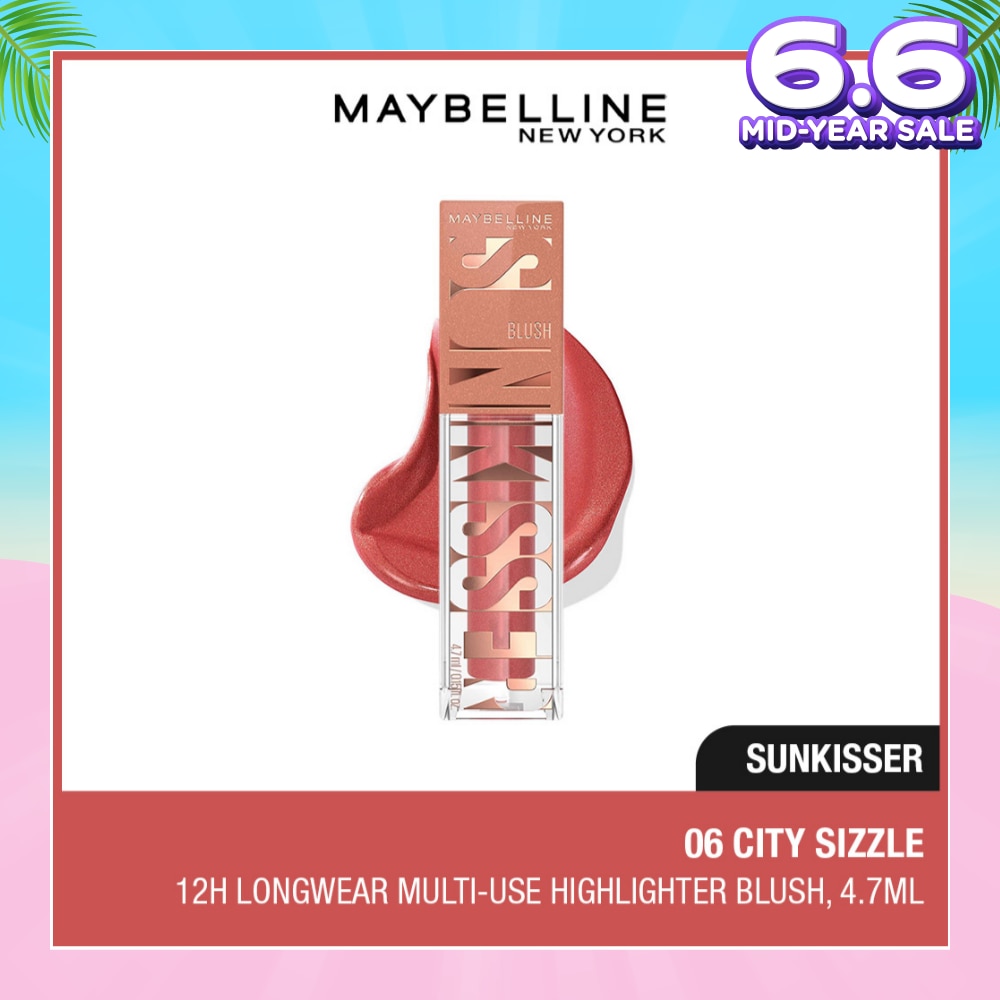 Sunkisser Multi-Use Highlighter Blush 06 City Sizzle 4.7ml