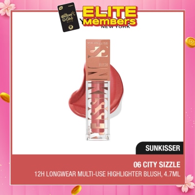 MAYBELLINE Sunkisser Multi-Use Highlighter Blush 06 City Sizzle 4.7ml