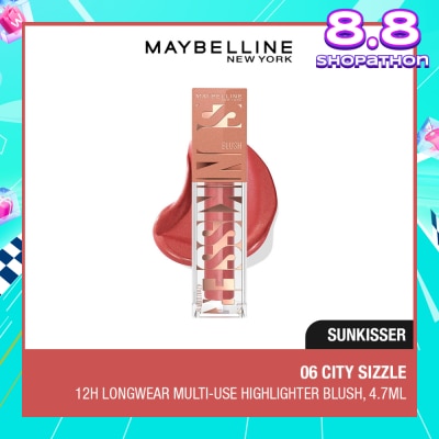 MAYBELLINE Sunkisser Multi-Use Highlighter Blush 06 City Sizzle 4.7ml