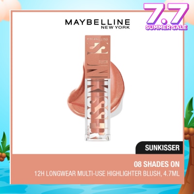 MAYBELLINE Sunkisser Multi-Use Highlighter Blush 08 Shades On 4.7ml