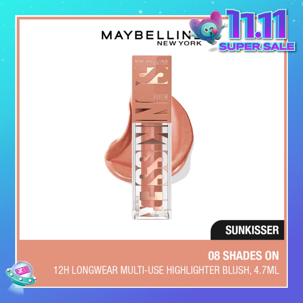 Sunkisser Multi-Use Highlighter Blush 08 Shades On 4.7ml