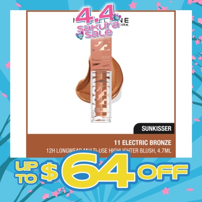 MAYBELLINE - Sunkisser Multi-Use Highlighter Blush 11 Electric Bronze 4.7ml