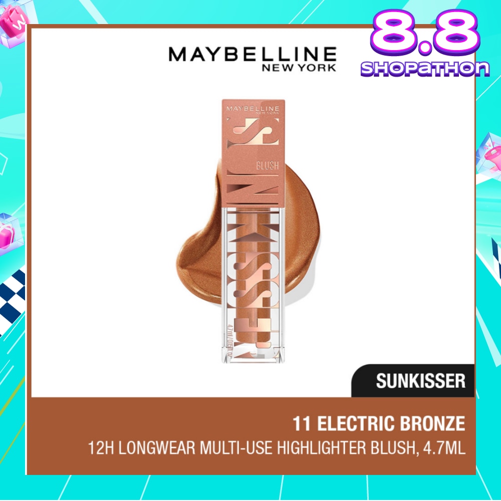 Sunkisser Multi-Use Highlighter Blush 11 Electric Bronze 4.7ml