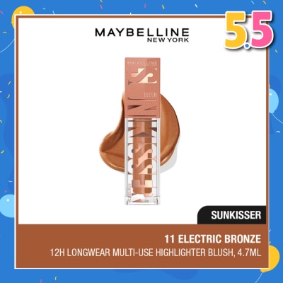 MAYBELLINE Sunkisser Multi-Use Highlighter Blush 11 Electric Bronze 4.7ml