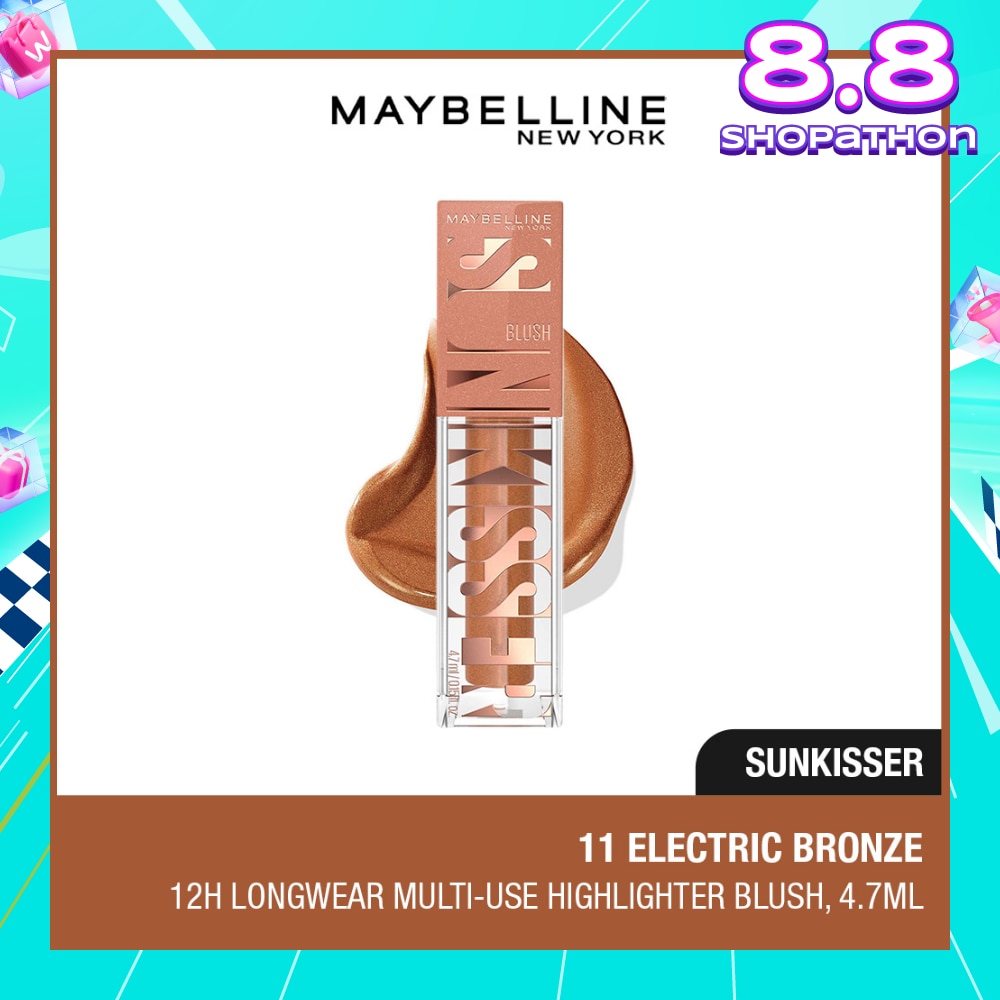 Sunkisser Multi-Use Highlighter Blush 11 Electric Bronze 4.7ml