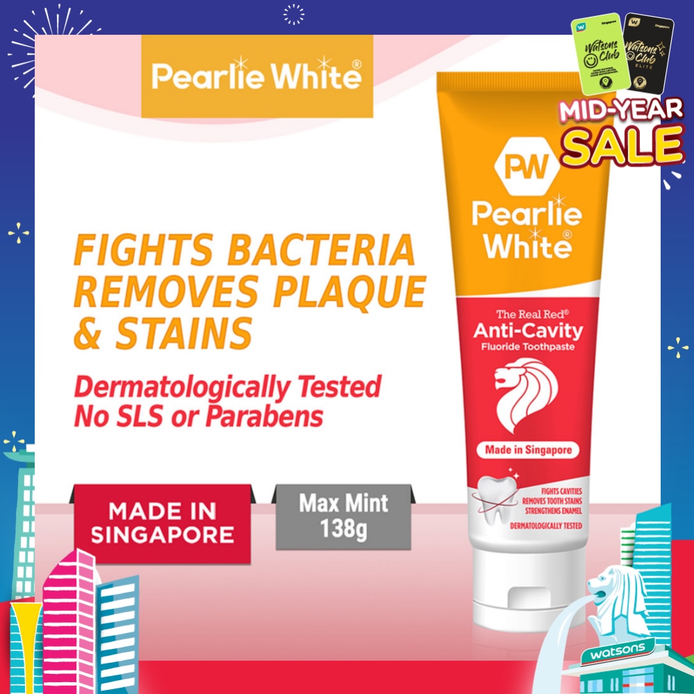 The Real Red® Anti-Cavity Fluoride Toothpaste 138gm