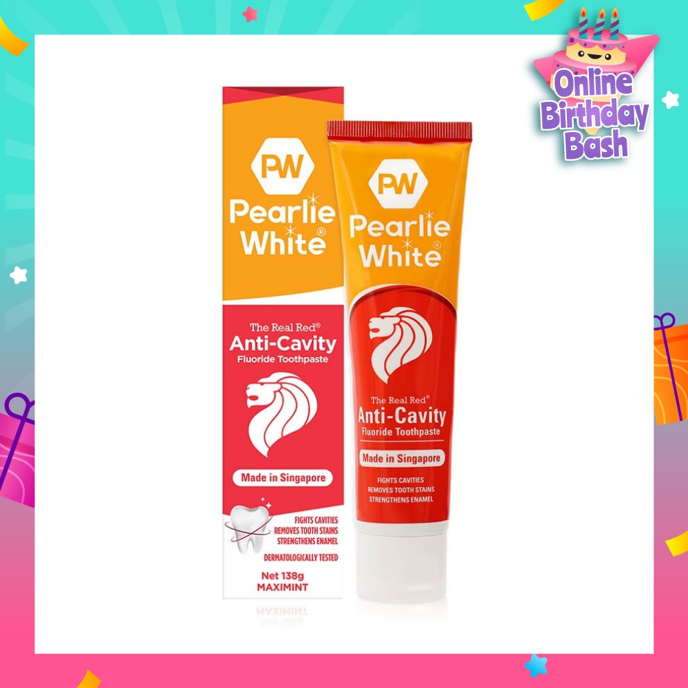 The Real Red® Anti-Cavity Fluoride Toothpaste 138gm