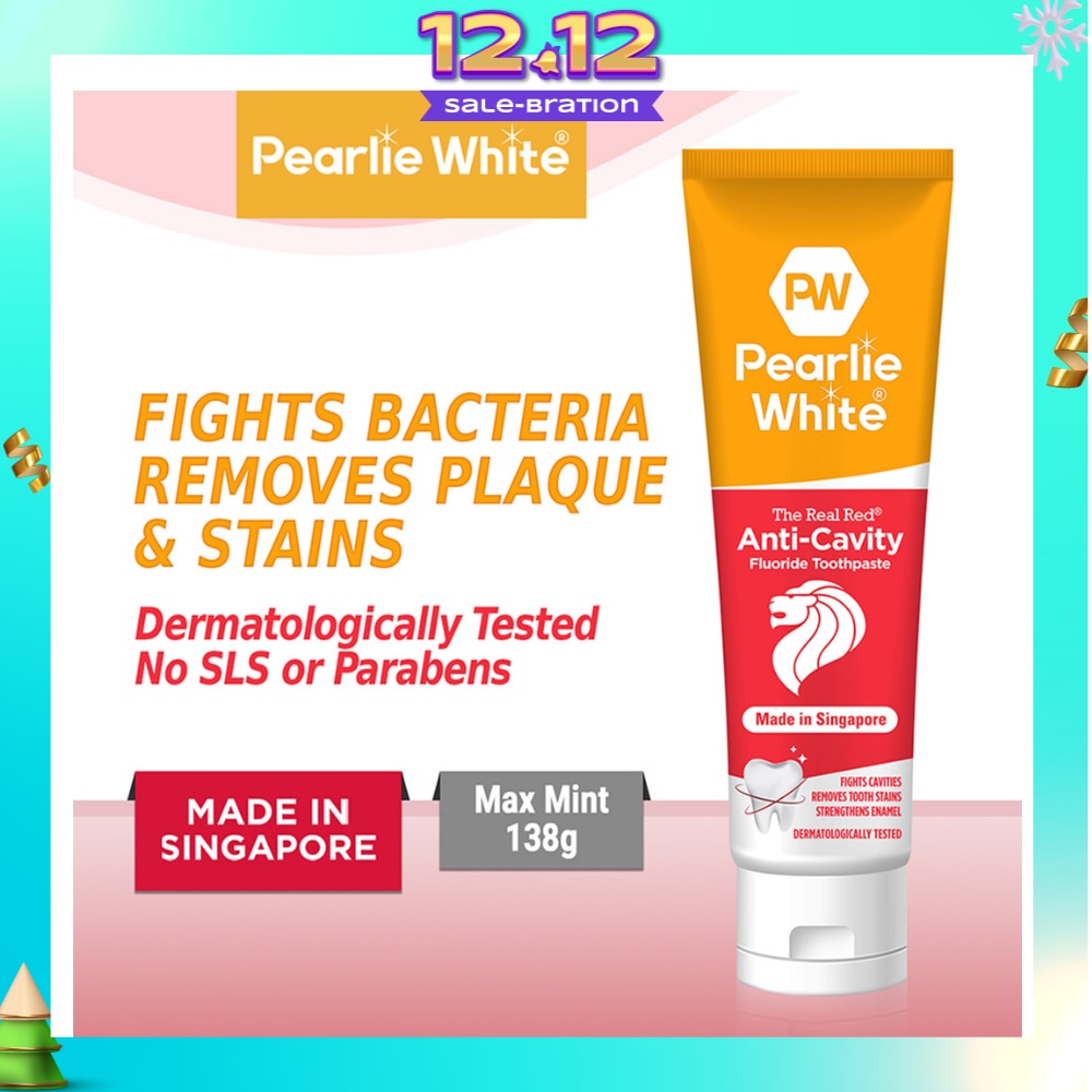 The Real Red® Anti-Cavity Fluoride Toothpaste 138gm