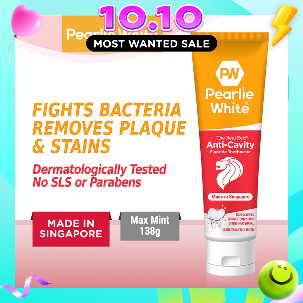 The Real Red® Anti Cavity Fluoride Toothpaste 138gm image