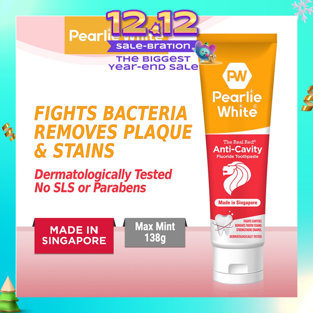 The Real Red® Anti-Cavity Fluoride Toothpaste 138gm