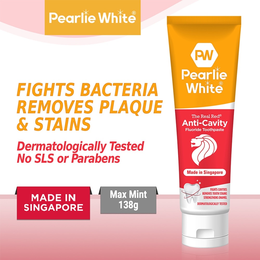 The Real Red® Anti-Cavity Fluoride Toothpaste 138gm