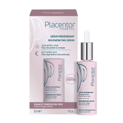 PLACENTOR VEGETAL Regenerating Serum with Marine Collagen & Hyaluronic Acid (Suitable for Dehydrated Dull Lacking Firmness Skin) 30ml