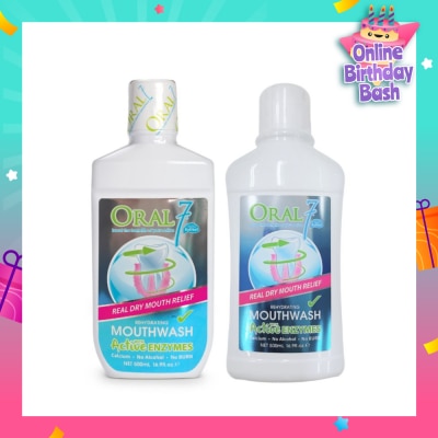 ORAL 7 Moisturising Mouthwash 500ml