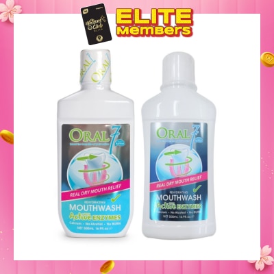 ORAL 7 Moisturising Mouthwash 500ml