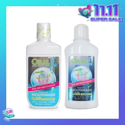 ORAL 7 Moisturising Mouthwash 500ml